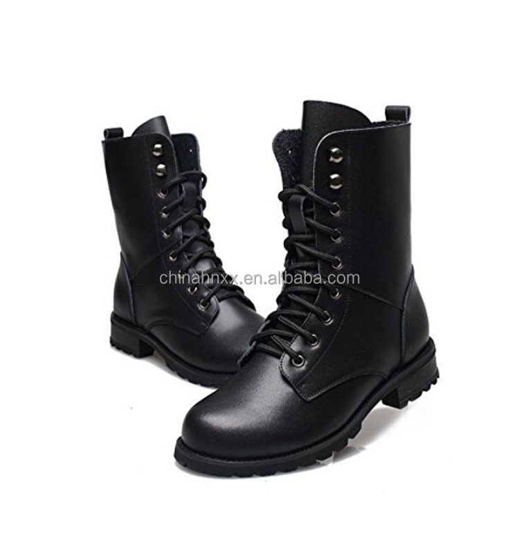 Hot weather combat boots / leather safety boots men sale