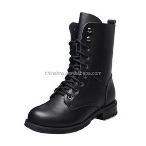 Hot weather combat boots / leather safety boots men sale