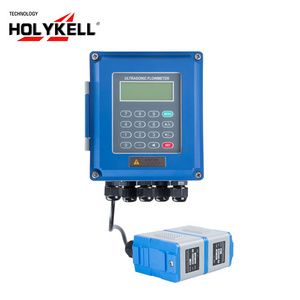 Wastewater ultrasonic flow meter sensor for liquid