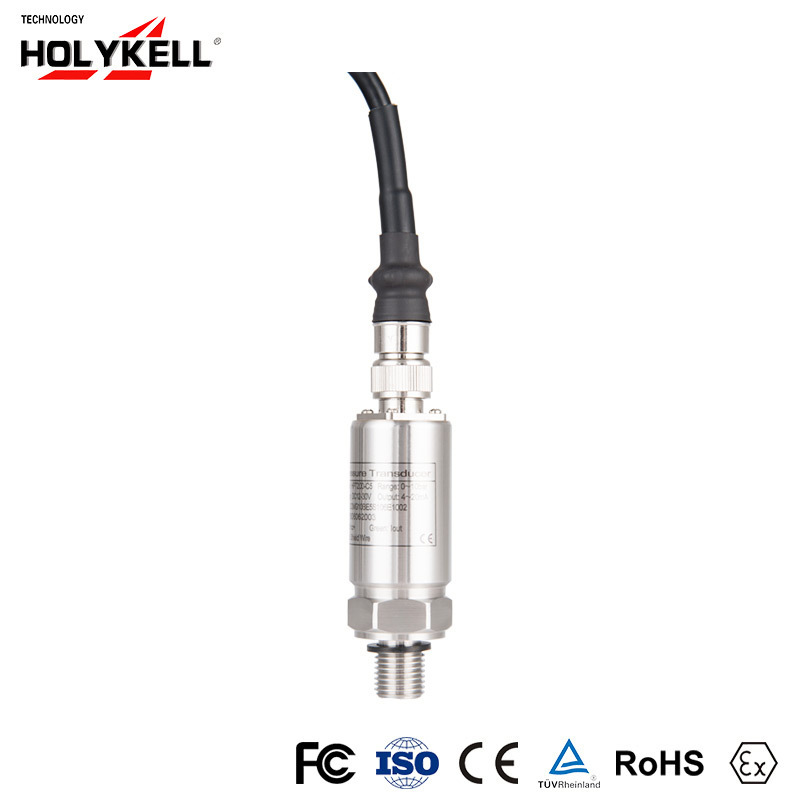 Holykell China pressure sensor 4-20mA absolute pressure transducer -1 to 0 bar