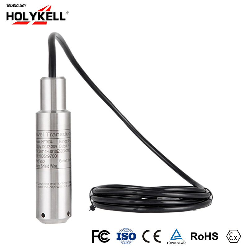 Holykell 4 20ma analog output vertical truck car diesel engine fuel oil tank level sensor for truck car