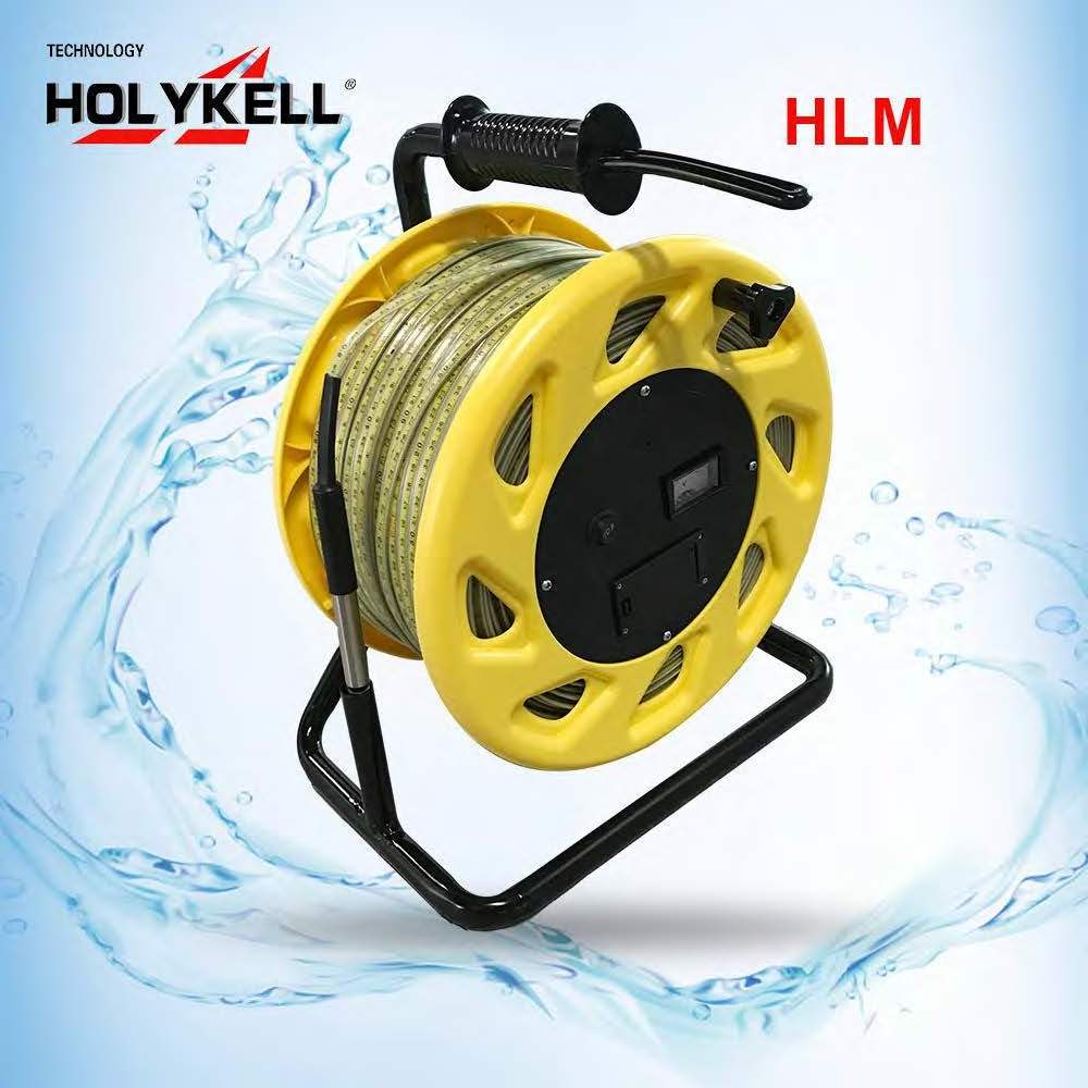 Holykell OEM reel type deep well water level meter dip meter