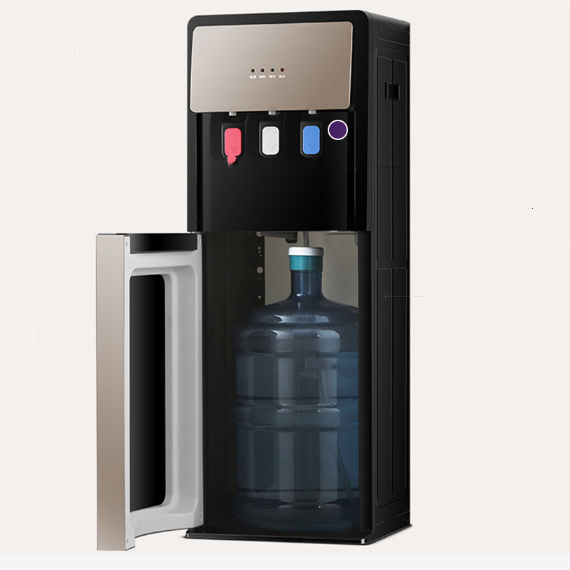 tap water drink beverage bottle dispenser bottom load electric instant hot cold water dispenser china with Storage Cabinet