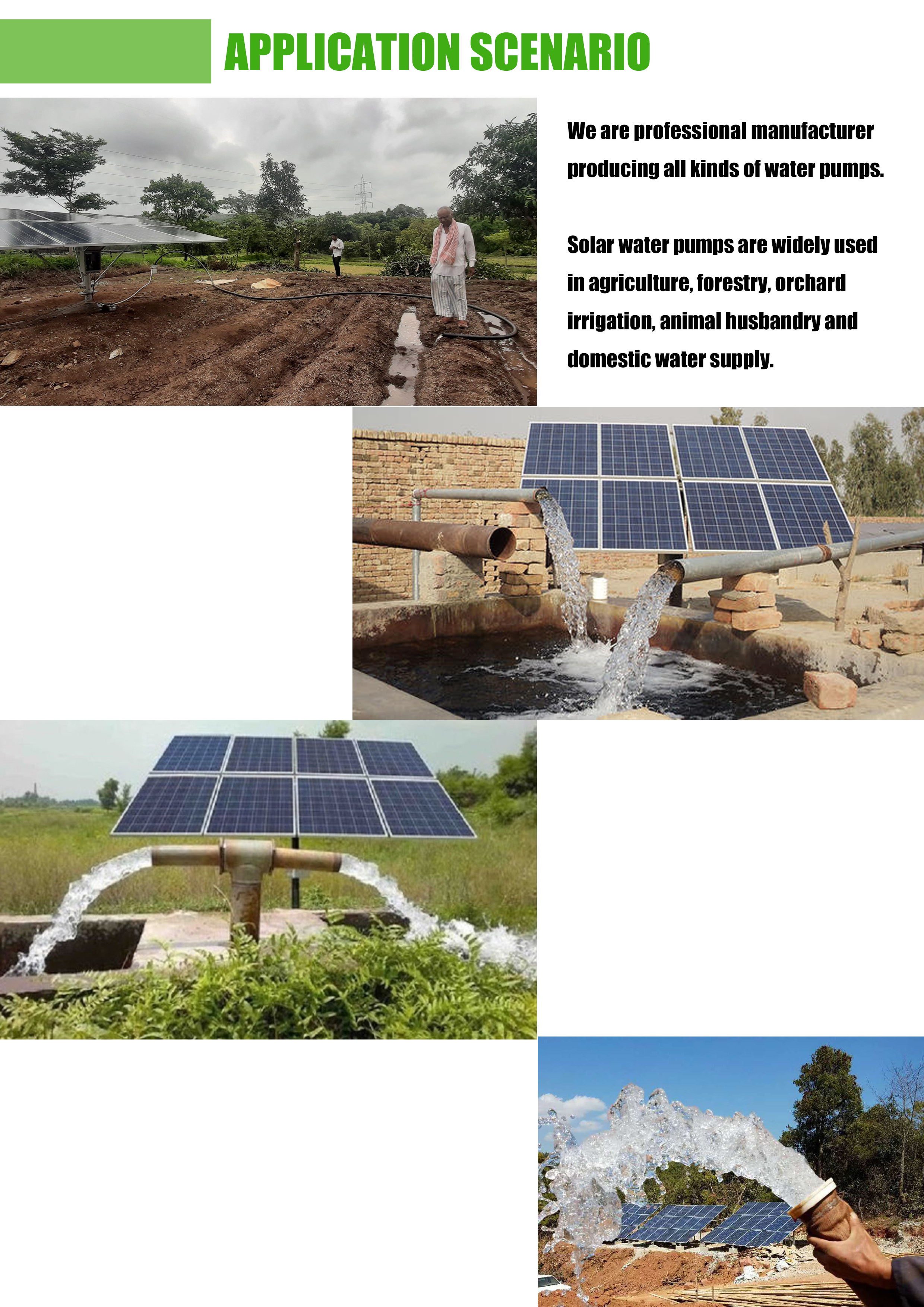 4SA Irrigation kit solar pumping high pressure AC solar water pump