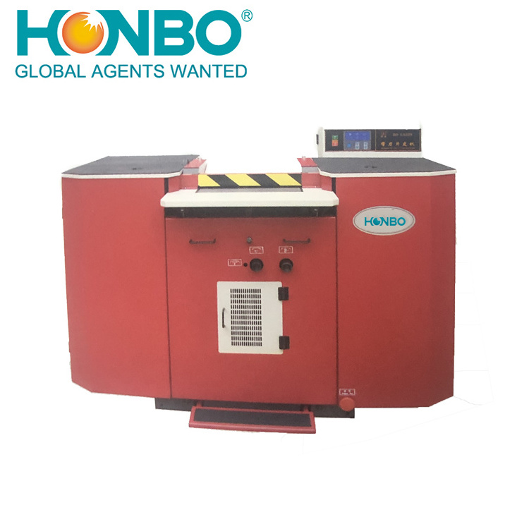 HB-L520W 520mm Width PLC Band Knife Leather PU splitting machine