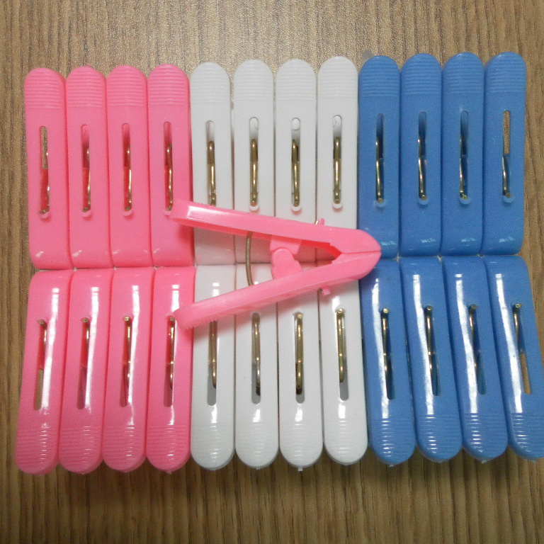 Multifunctional plastic clothes pegs