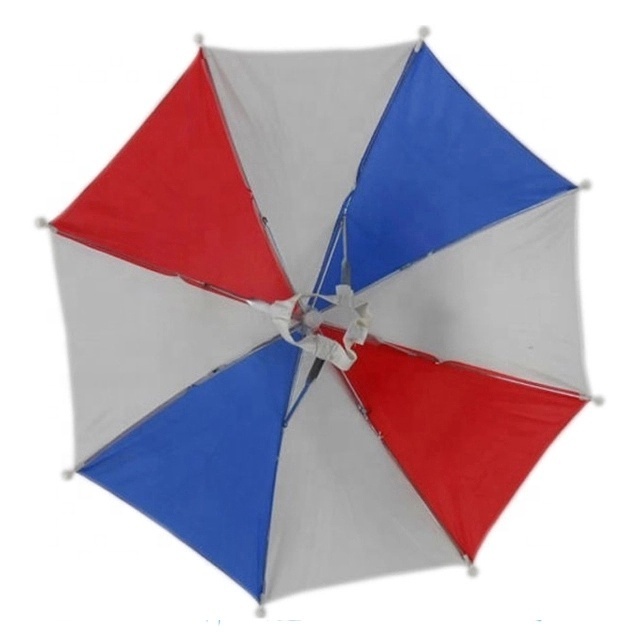 EC 2024 France flag head umbrella french colors flag head umbrella