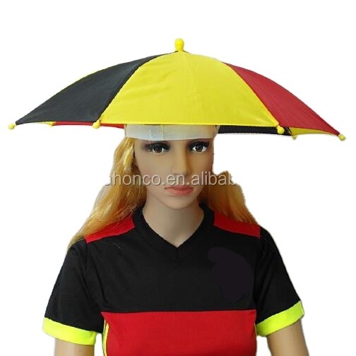 EK2024 Hot selling football fans head umbrella