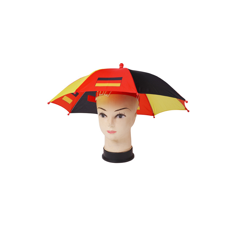 EK 2024 Germany flag head umbrella german colors flag head umbrella