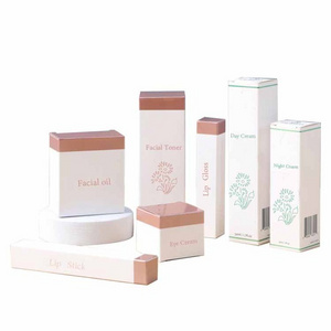 Free sample Cardboard Paper box Cosmetic Skincare Box Custom Logo Printed Packaging for cosmetic