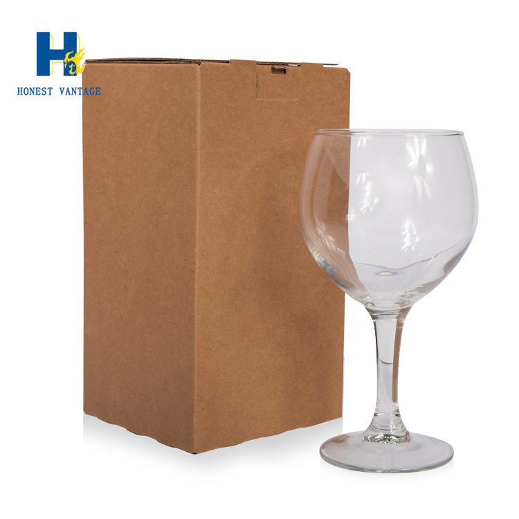 Customized Wine Glass Gift Foam Insert Chocolate Box With Paper Divider