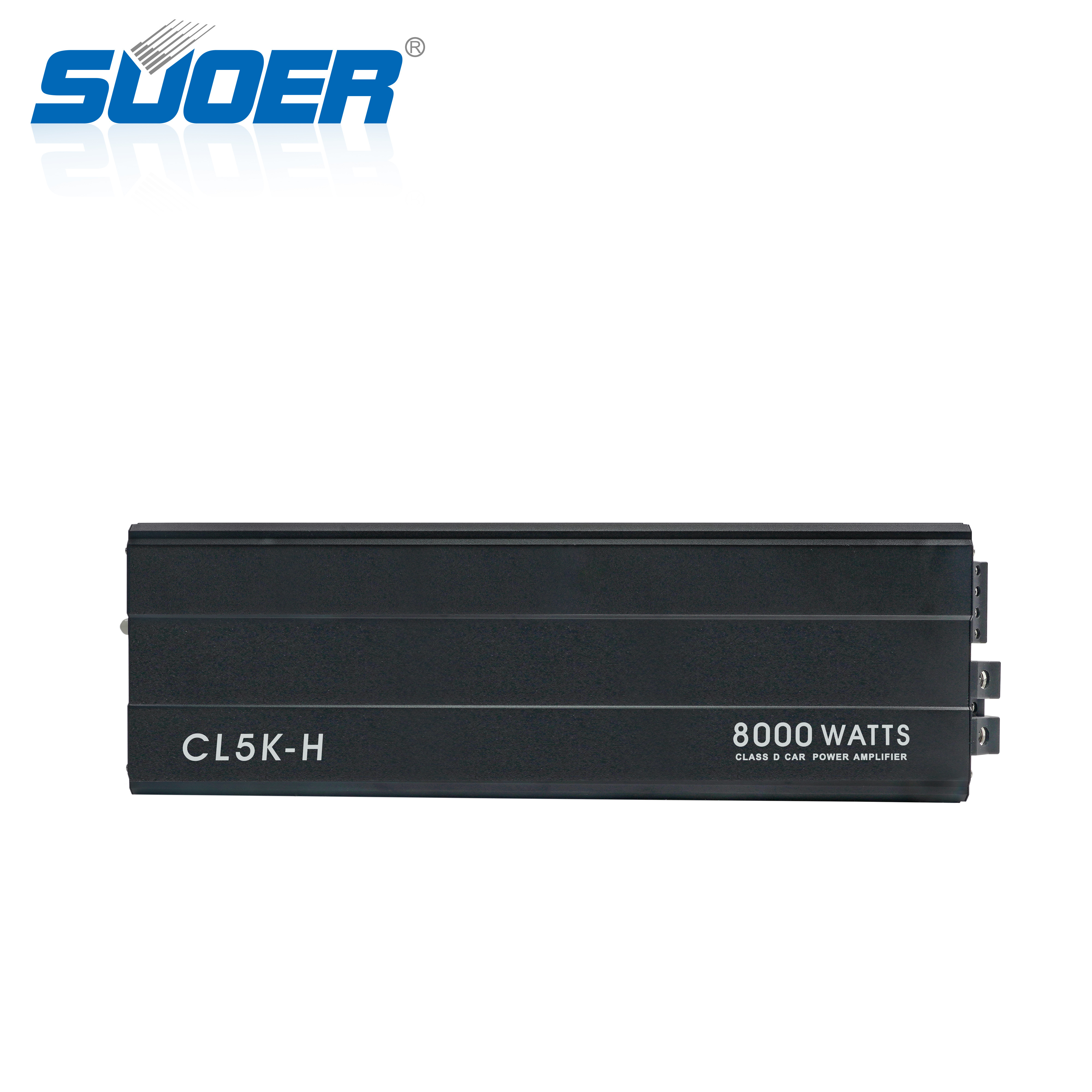 Suoer CL-5K high power full range 1*5000 watts rms power amplifier mono channel class d car amplifier