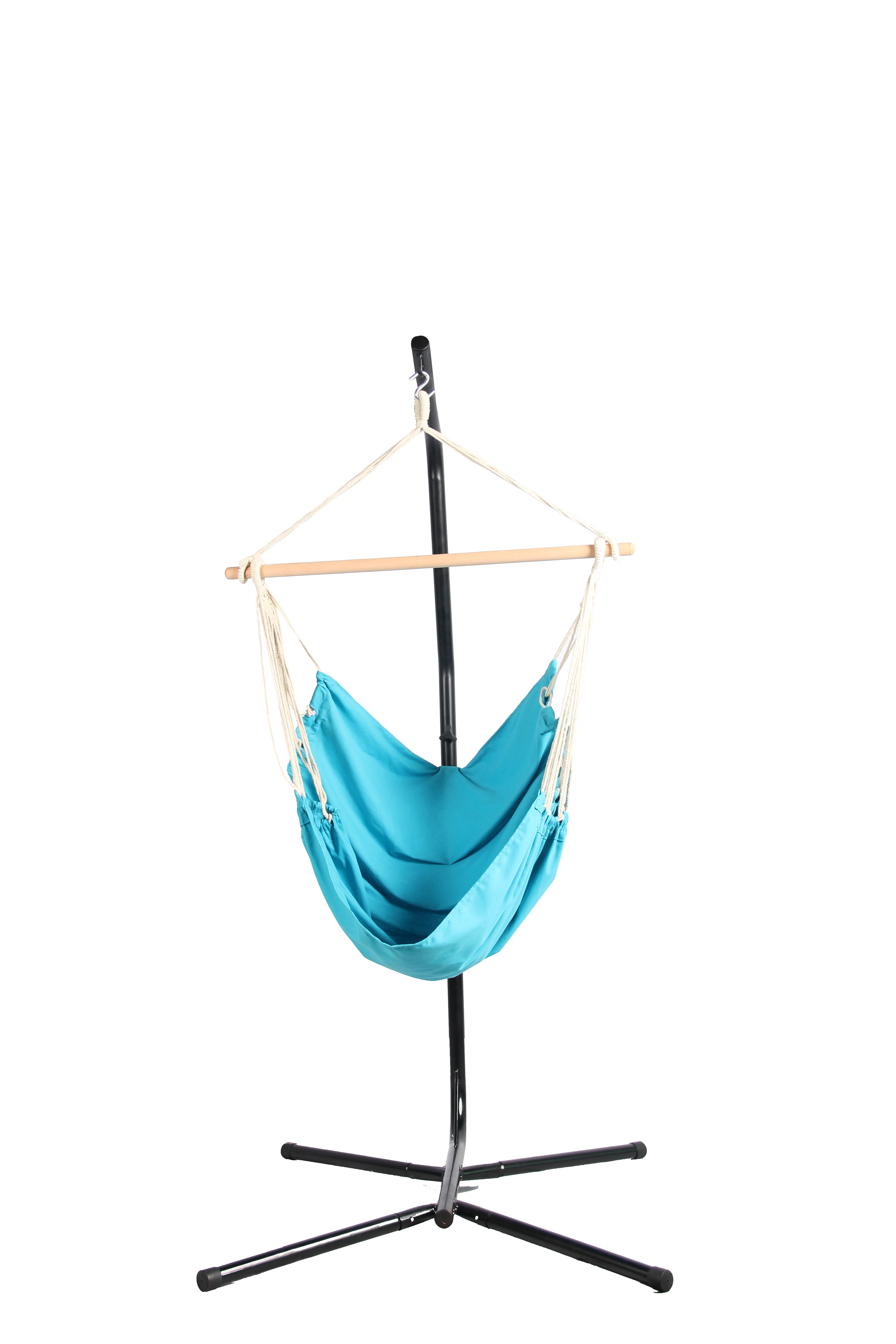 High Quality Durable Using Various Indoor Balcony Hanging Swing Chair Hammock with Stand hammock stand