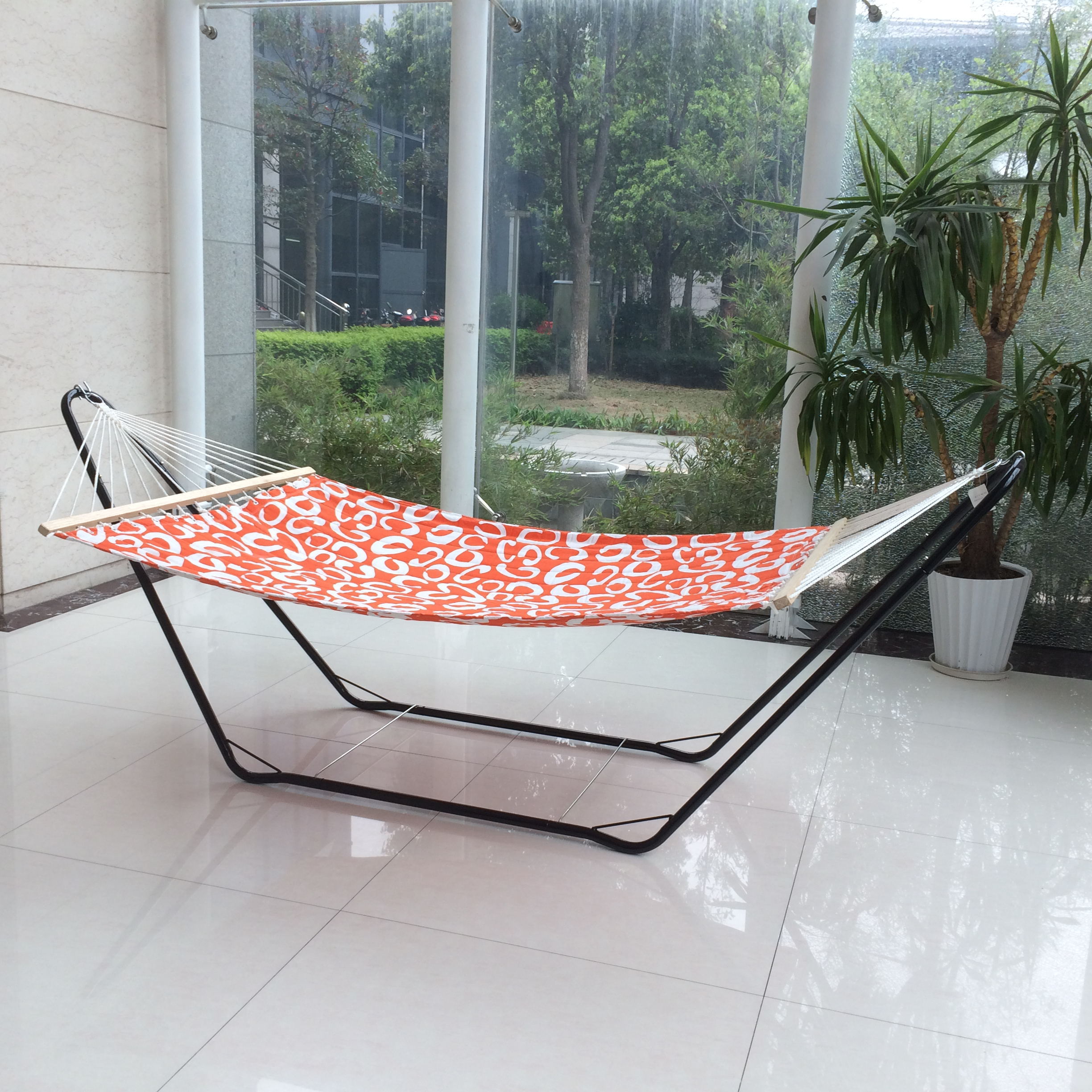 Manufacturer customizes bracket hammock  collapsible  household  Swing bracket hammock  hammock stand