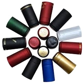 Heat shrink/ PVC capsules for bottles of wine, spirits, oil, vinegar and beer glass bottle