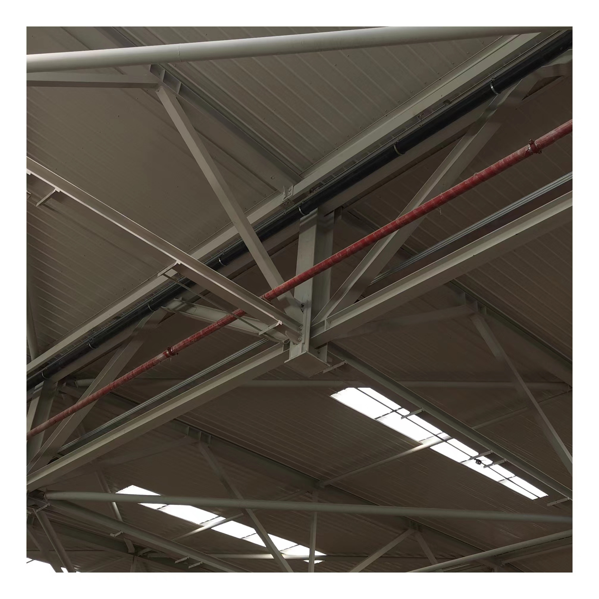 Building materials workshop Steel structure tube truss warehouse structure steel tube truss