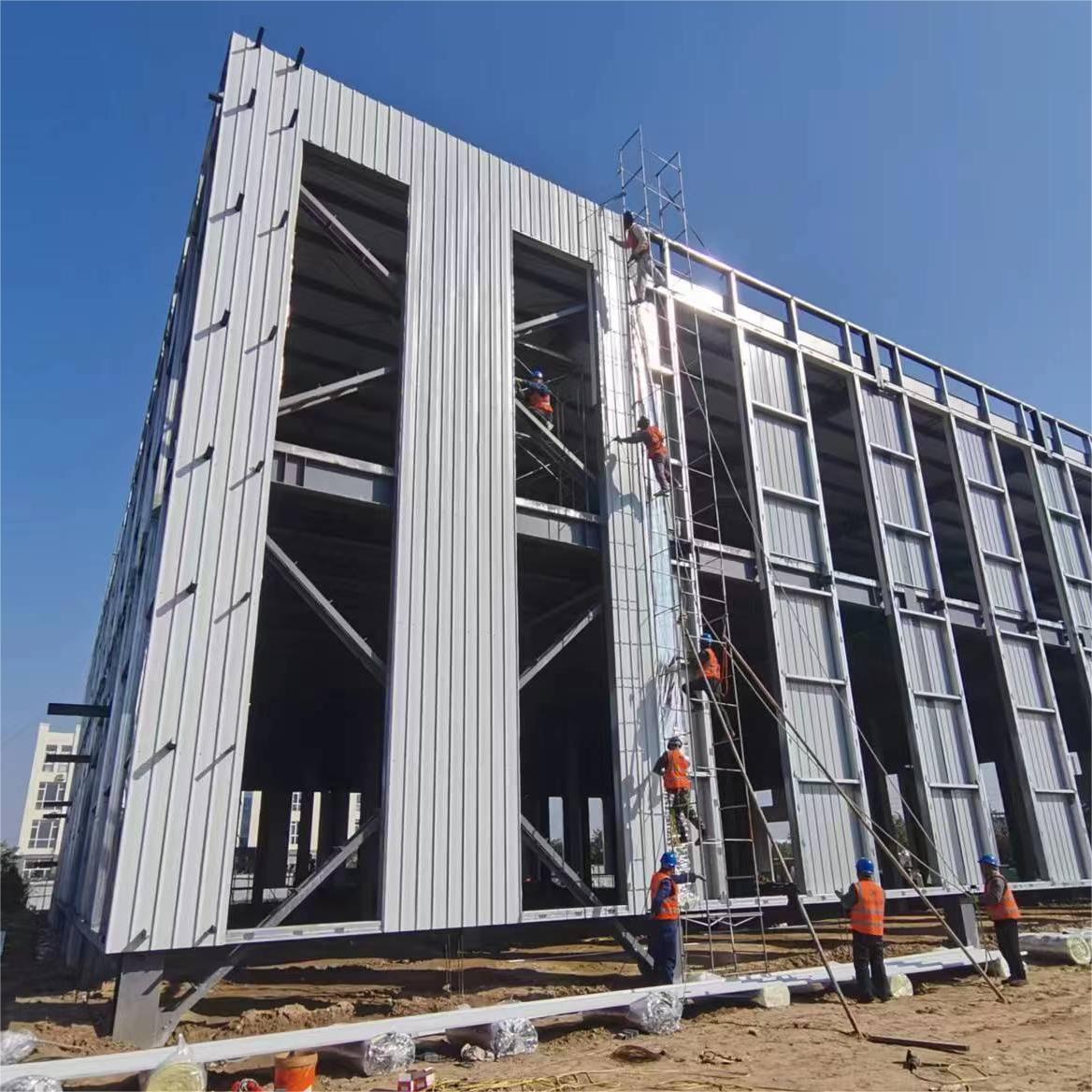 Prefabricated Fabrication Steel Space Frame Metal Galvanized Steel Structure Residential Building For Sale