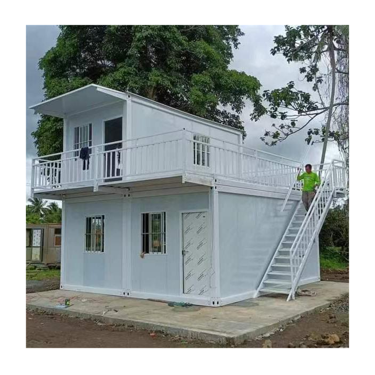 20ft/40ft Prefabricated Container Homes Quick-Install Mobile Prefab Houses for Sale with Bedrooms Toilet