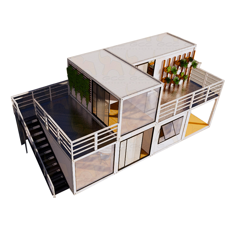 Europe and America labor camp mobile cabins flat pack container house 40ft container house luxury prefabricated home