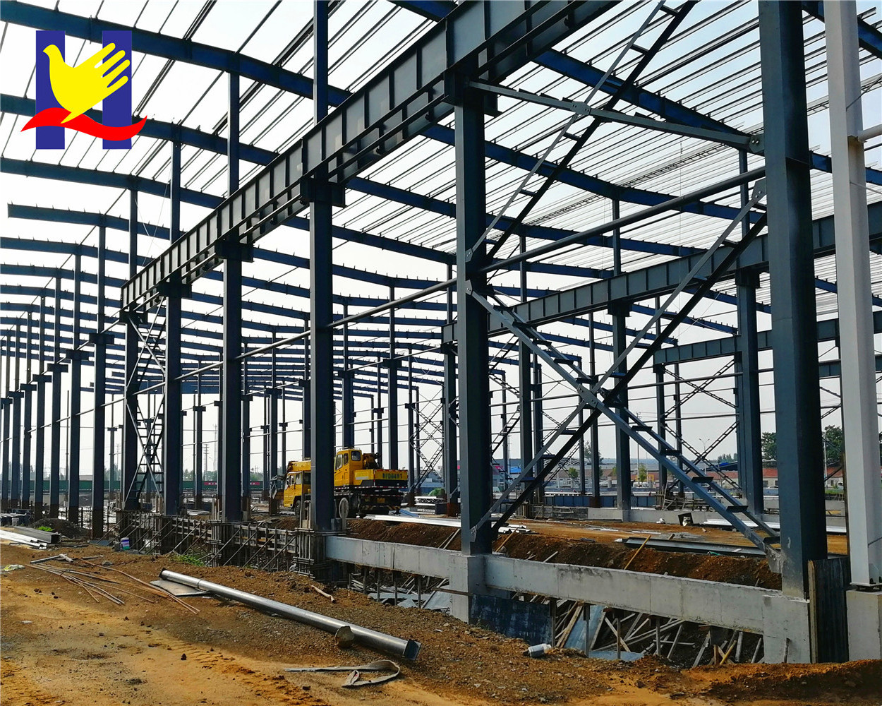 Heavy steel structure workshop for Chemical plant