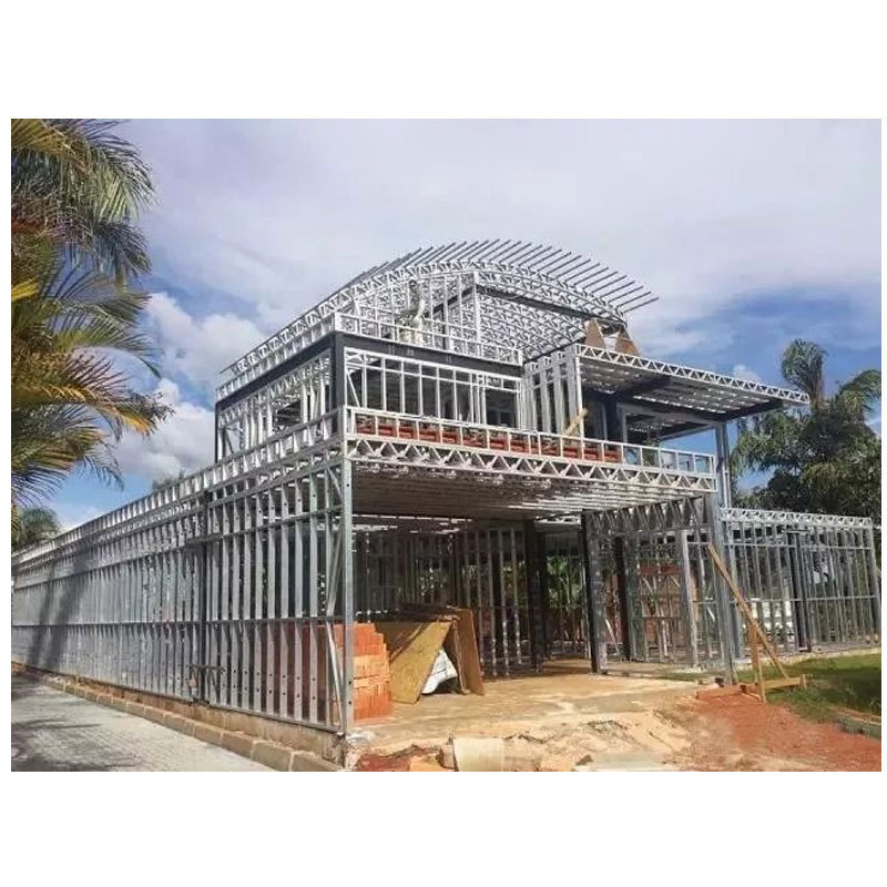 Prefabricated high rise multi residential house apartment prefab metal light steel structure frame building