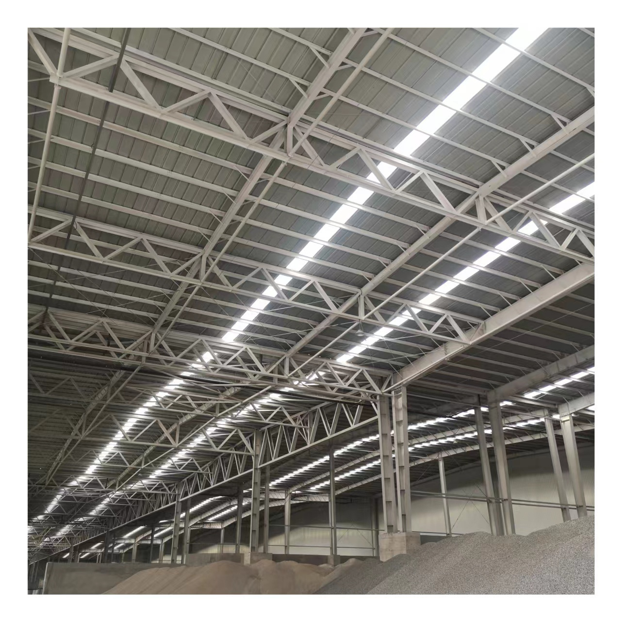 Building materials workshop Steel structure tube truss warehouse structure steel tube truss