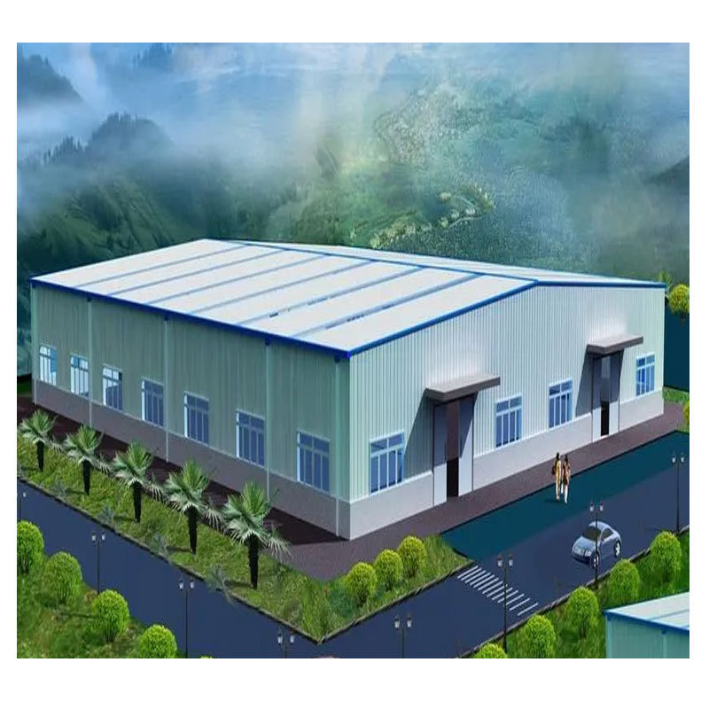 Fabricated Portal Metal Warehouse Garages Workshop Light Gauge Framing Sectional Building Steel Structural