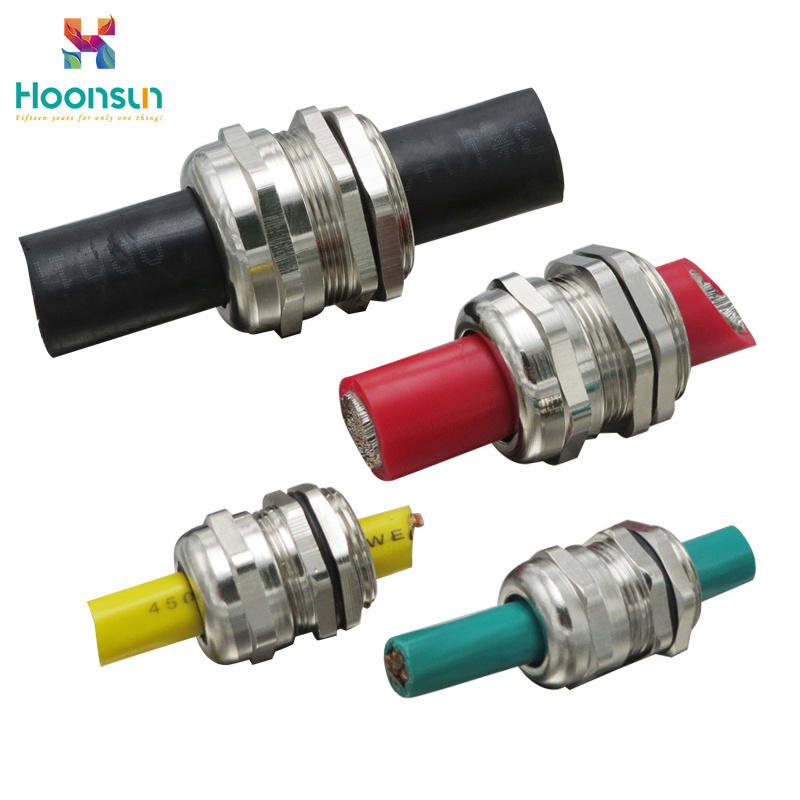 HOONSUN IP68 waterproof atex gland pg7 pg16 m16 m20 m24 4-8mm cable glands connector brass metal stainless steel cable gland