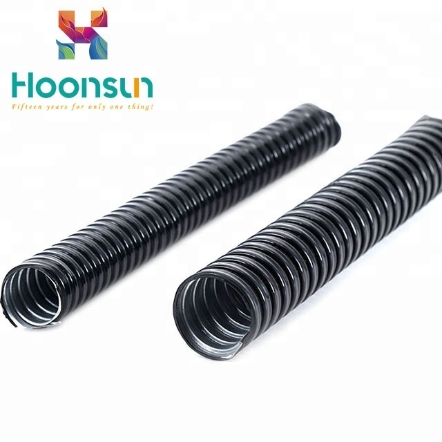 PVC jacketed metallic grey metal flexible conduit flexible corrugated electrical conduit pipes