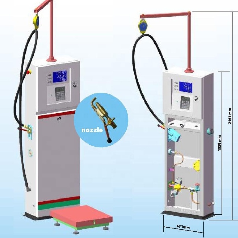 LPG filling scale