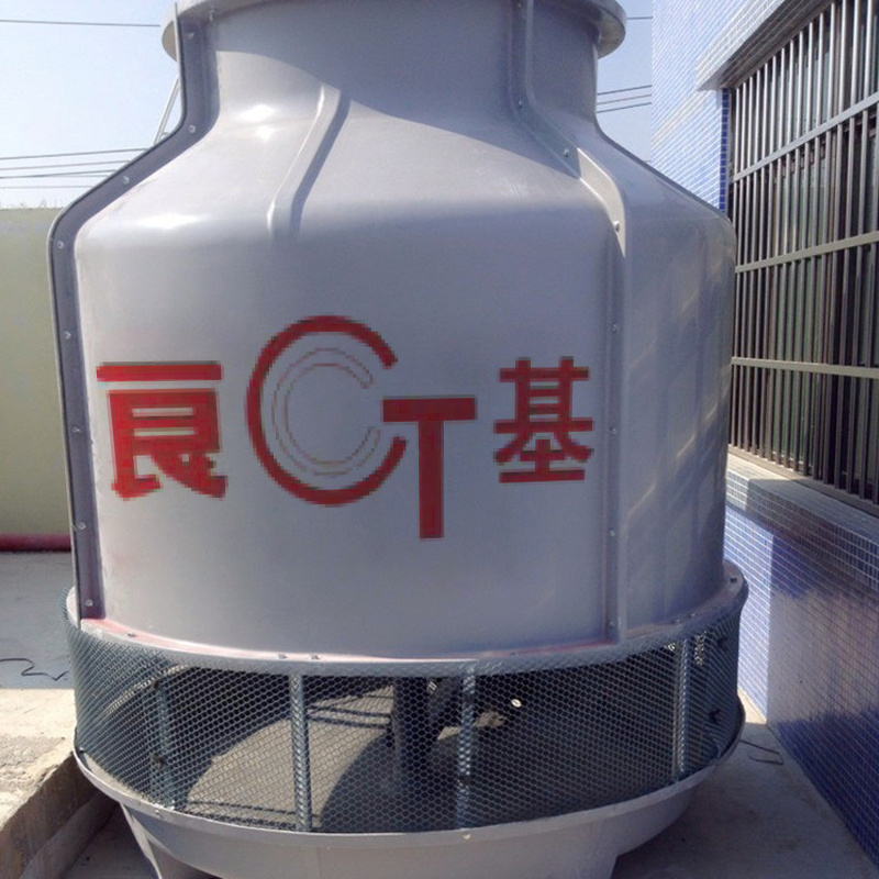 Round Frp Type Counter Flow Open Mini Cooling Tower 20 Ton