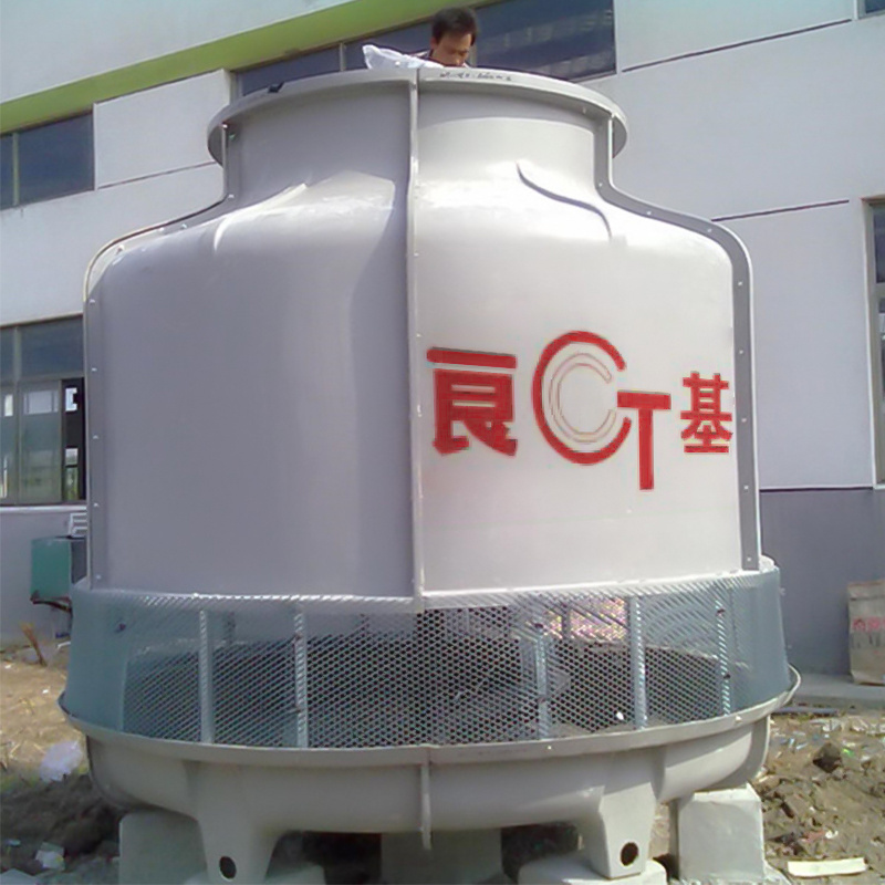 Round Frp Type Counter Flow Open Mini Cooling Tower 20 Ton