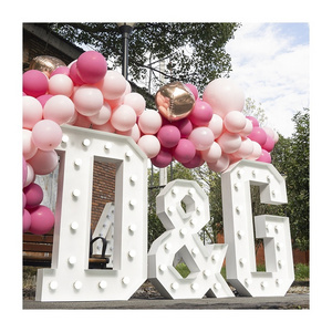 New Product wedding decoration Last Name Large Marquee Letters 3ft/4ft/5ft celebration marquee numbers 4ft marquee letters