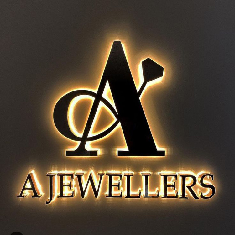 Fast delivery Custom Led Backlit Acrylic Letter Sign 3d Letter Lights channel letters sign custom sign for business