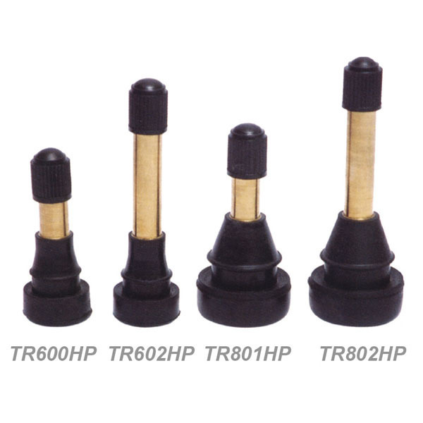 Hopson tr414/tr413 Snap-in Tubeless Tire Valves Truck Clamp-In Valve Stem Brass Wheel Parts