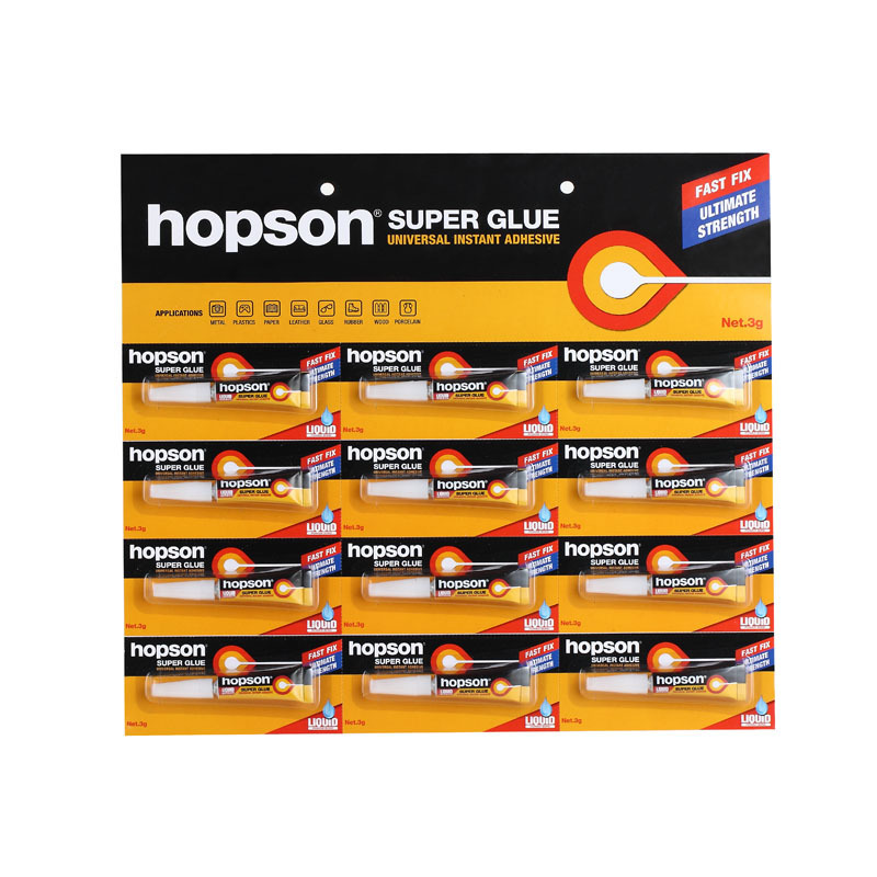 Professional Factory Direct Super Glue 1.5g 502 Pegamento 12pcs Blister Packing quick bond glue adhesive