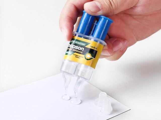 Fast Cure Epoxy Glue Syringe 2 Component Epoxy AB glue Adhesive Epoxy Resin Multipurpose Adhesive for Wood Glass Ceramic Plastic