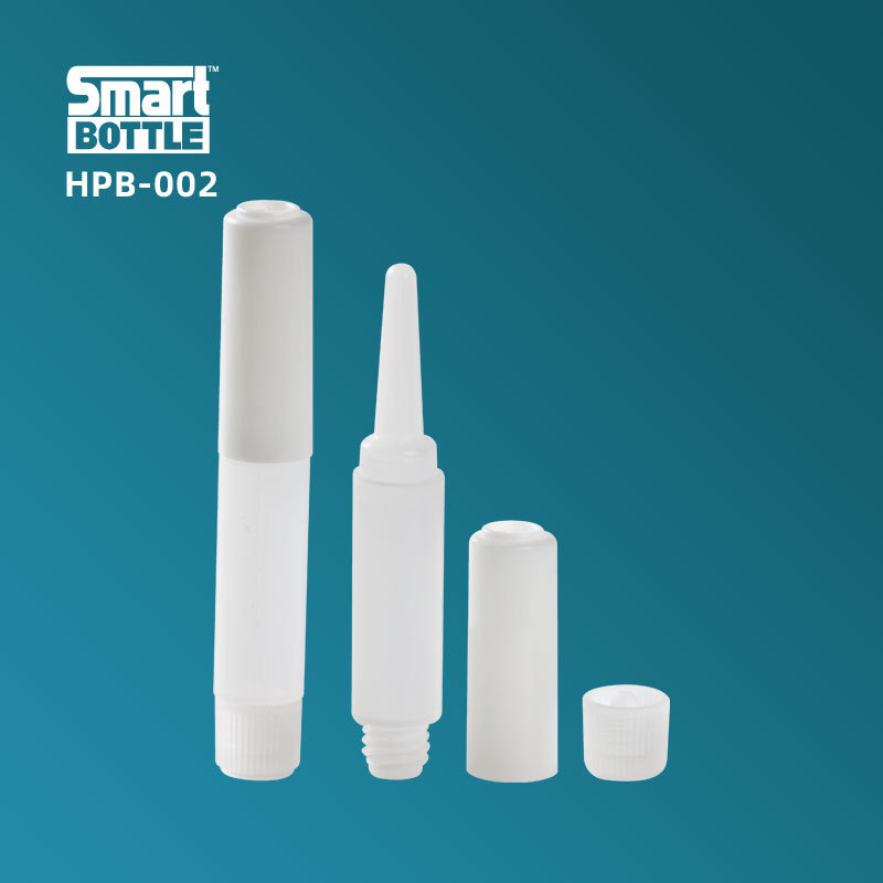 HPB-002 HOPSON 1.5 ML HDPE Plastic Glue Bottle Adhesive Liquid Bottle Small Tube