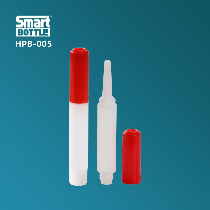 HPB-002 HOPSON 1.5 ML HDPE Plastic Glue Bottle Adhesive Liquid Bottle Small Tube