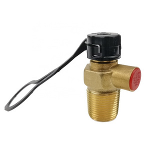 CNJG High Quality 20mm 22mm LPG Gas Manual Safety Clip-on Brass Valve LPG Gas Valve 12.5KG Propane gas Cylinder valve