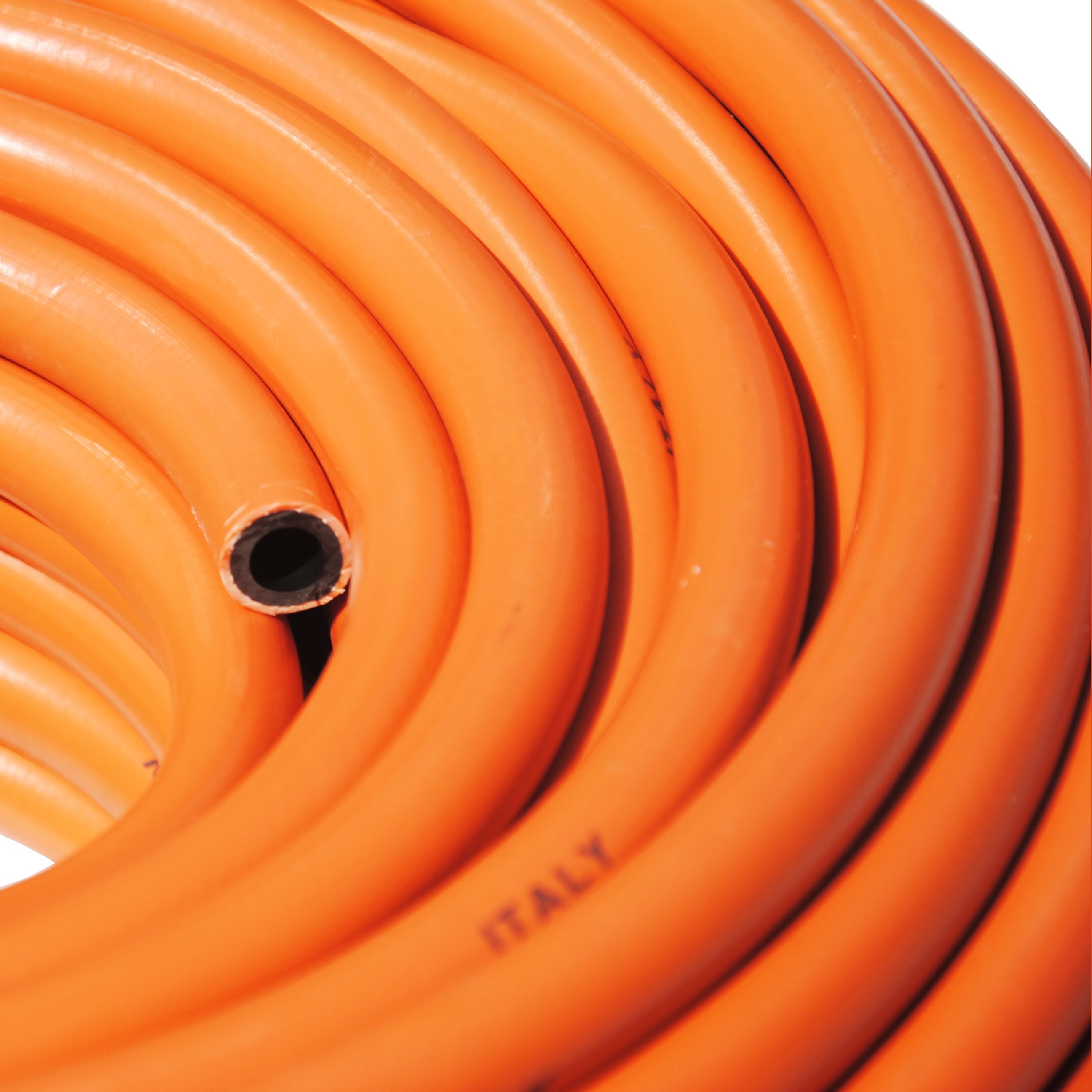 JG Orange Flexible PVC LPG Gas Hose Pipe Low Pressure Propane Gas Cylinder Hose Home Use LPG Gas Cooker Hose