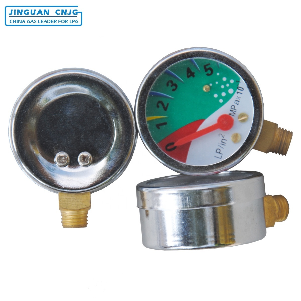 CNJG Propane LPG Gas Pressure Gauge Meter Manometer for LPG Butane Gas Cooking Regulator Cylinder Use