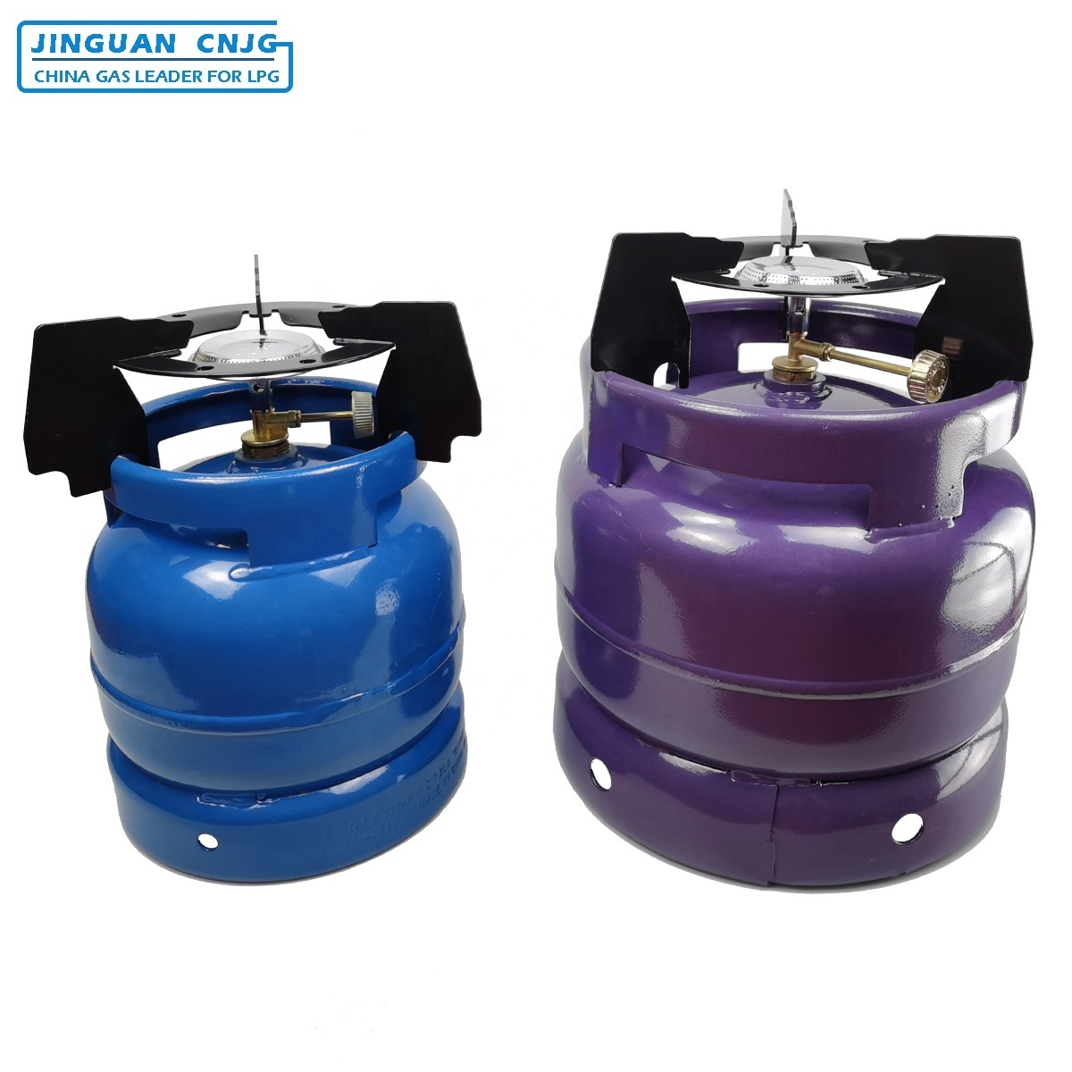 CNJG Chinese Manufacturer 3kg 5kg 6kg 10kg Empty LPG Cooking Gas Cylinders Sizes with Nigeria, Kenya,Uganda