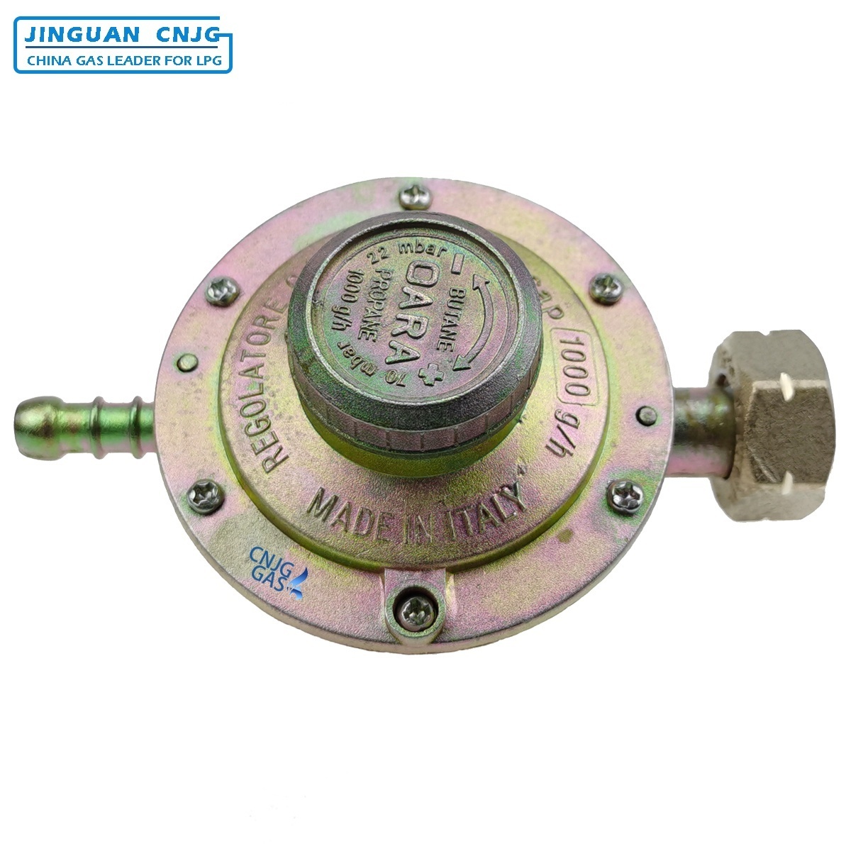 CNJG High Quality Low Pressure Adjustable LPG Gas Cook Regulator for Cylinder Italy Model