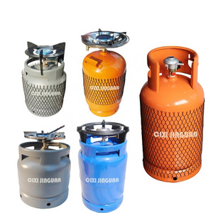 CNJG Chinese Manufacturer 3kg 5kg 6kg 10kg Empty LPG Cooking Gas Cylinders Sizes with Nigeria, Kenya,Uganda