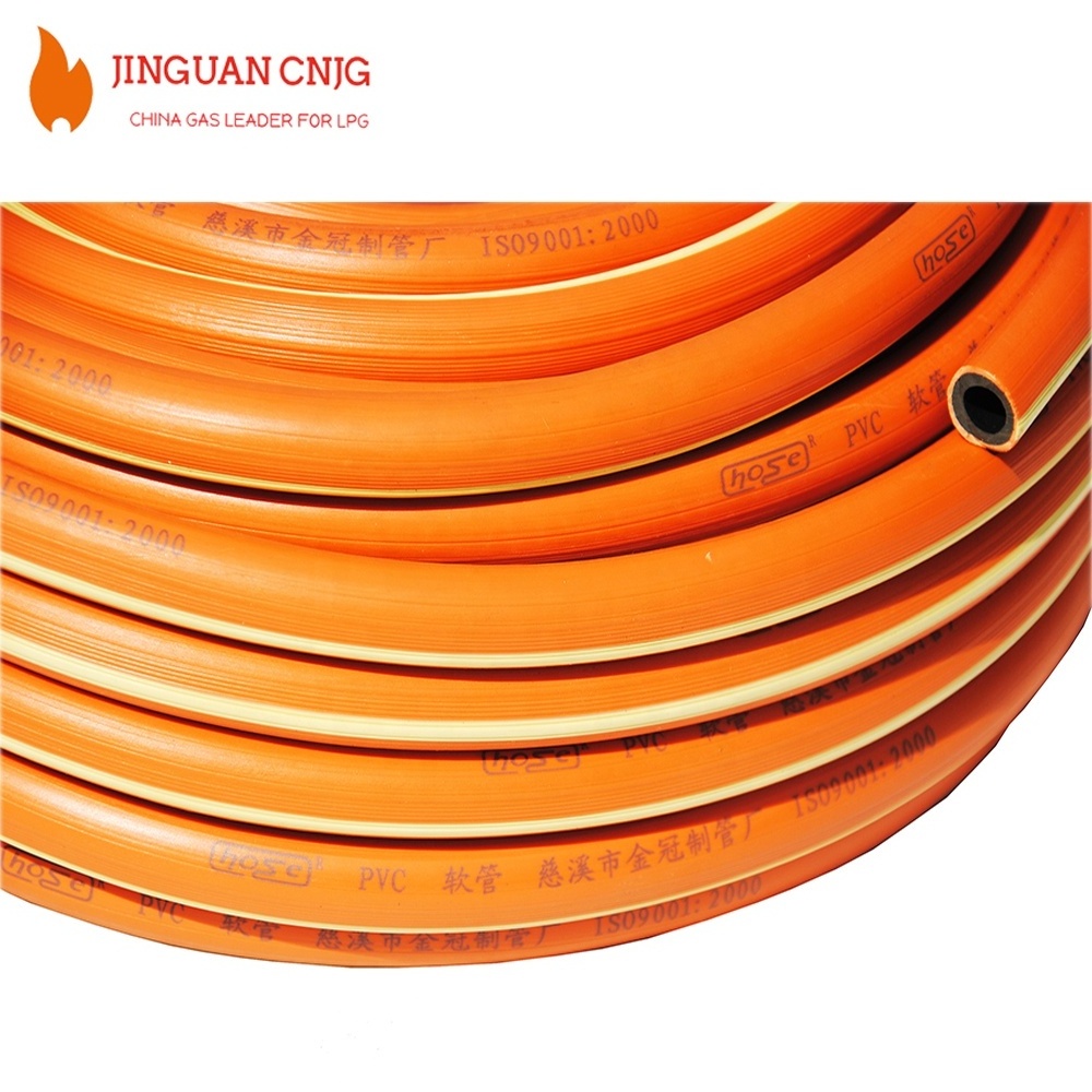 Best Quality 3/8-Inch Orange PVC LPG Hose Pipe,Braided LPG Gas Hose,LPG Gas Hose 8mm