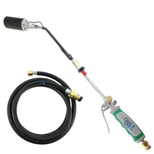 CNJG Portable LPG Gas Weed Burner Propane Heating Welding Long Flame Gun Torch