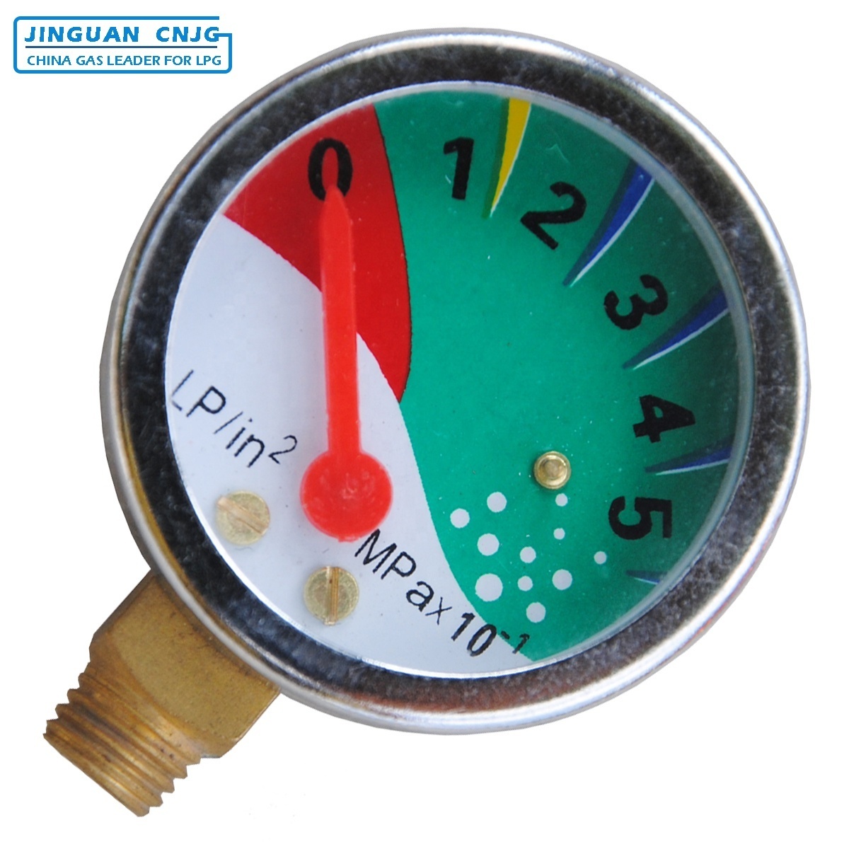 CNJG Propane LPG Gas Pressure Gauge Meter Manometer for LPG Butane Gas Cooking Regulator Cylinder Use