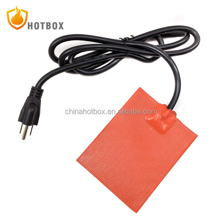 110V 120W Engine oil block heater pan stick adhesive on pad