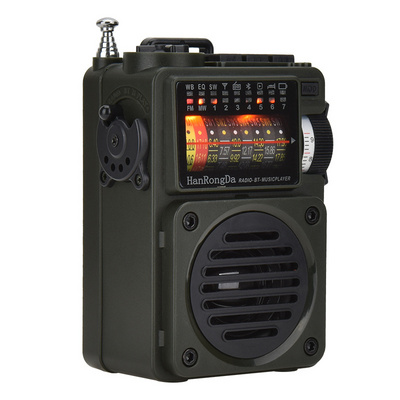 HRD700 Portable multimedia music player Full band radio FM AM SW receiving BT TF card playing outdoor audio radio